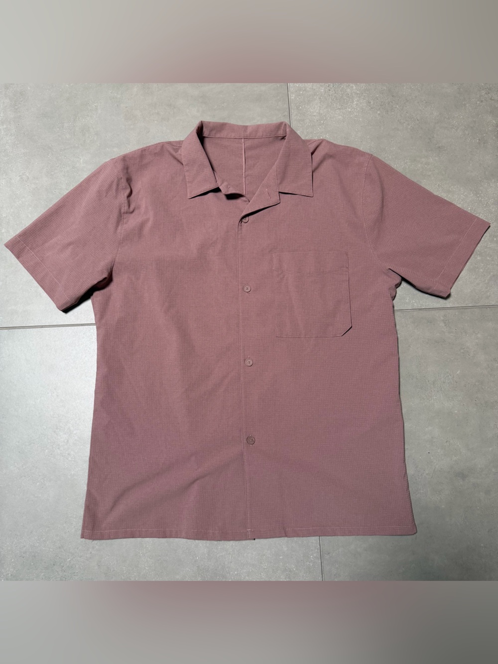 Lululemon Airing Easy Camp Collar Shirt. Men’s Large *altered*